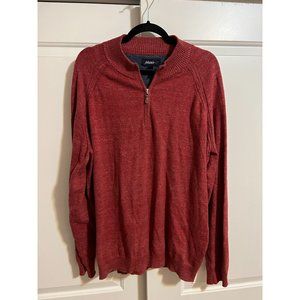 Johnnie-O Cotton 1/4‎ Zip Pullover - Size L